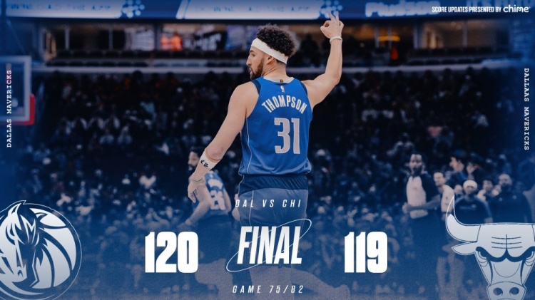 險勝公牛！獨行俠官方曬贏球海報 克萊成為封面人物